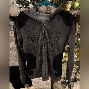 Harley-Davidson Women's Charcoal Gray Hoodie